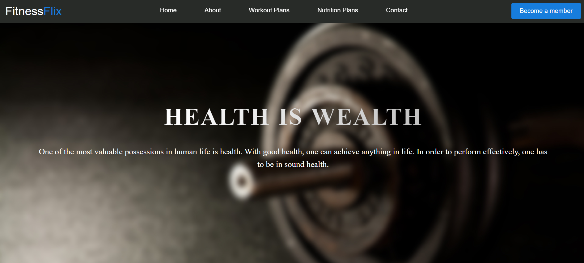 Fitness Project